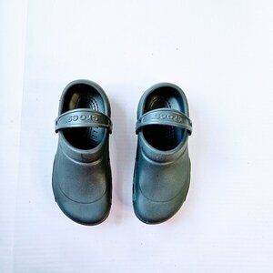 CROC UNISEX COBALT BLUE MOLDED CLOG SHOES WATERPROOF CLOSED TOE  SIZE M-6 W-8